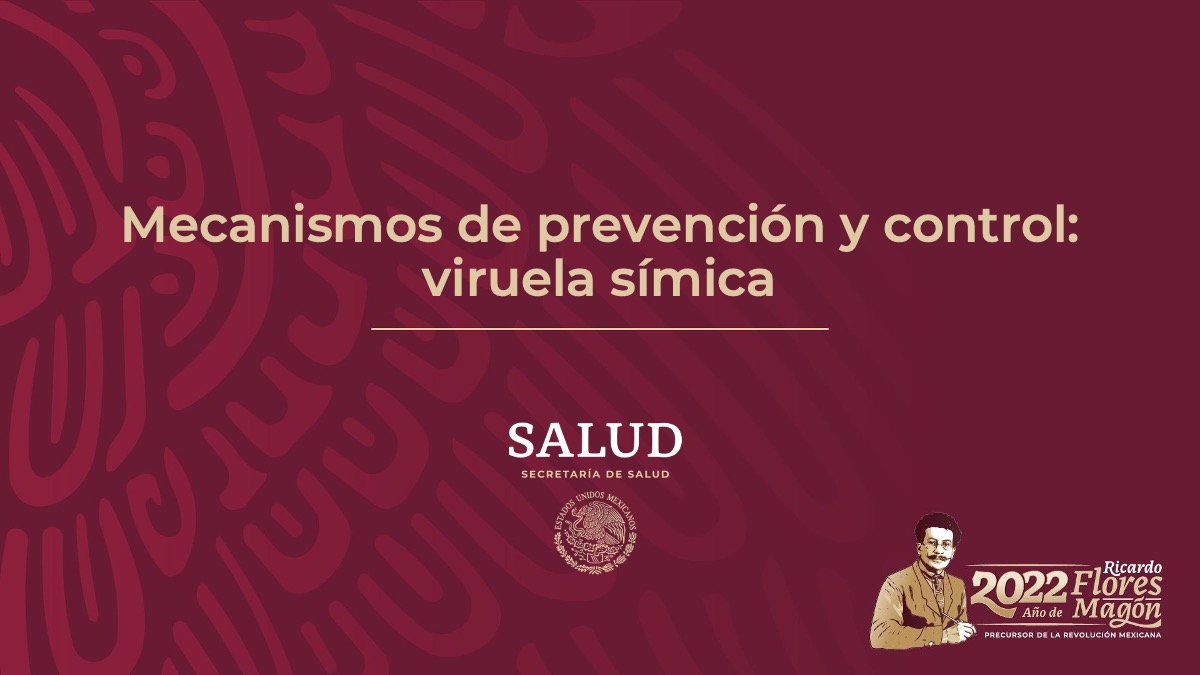 Portada presentación Mecanismos de prevención y control: viruela símica
