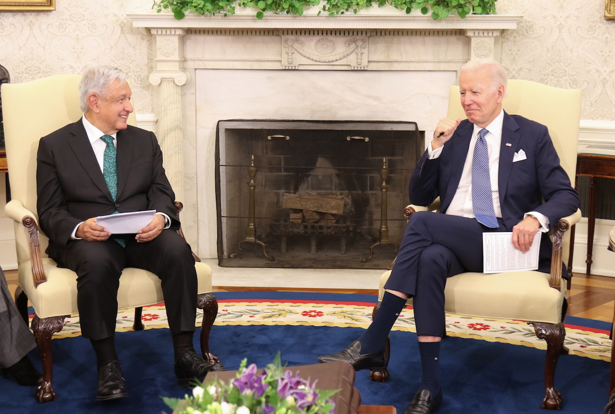 Comunicado conjunto entre el presidente López
Obrador y el presidente Biden