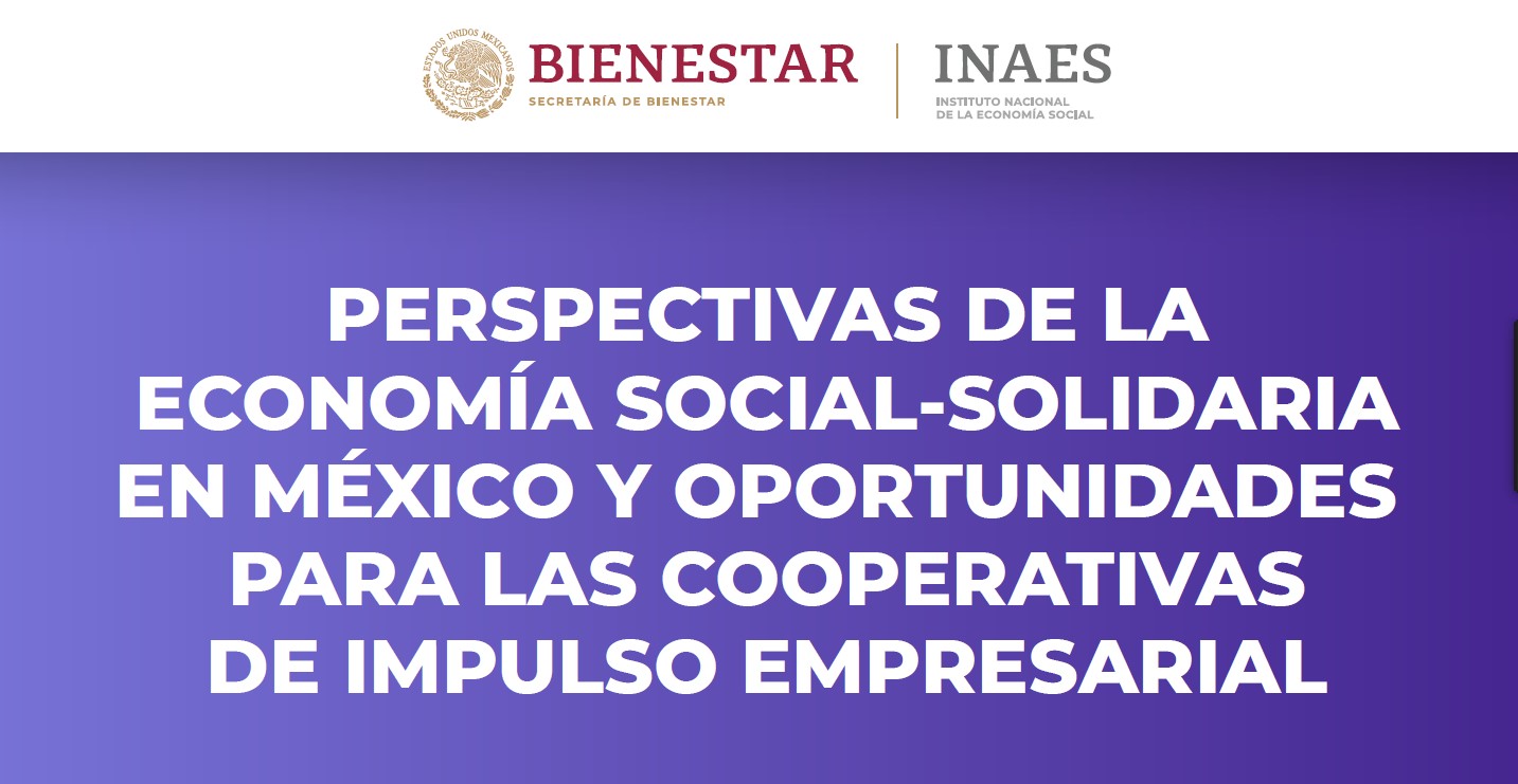Portada del documento PDF sobre las perspectivas de la ESS en México y las cooperativas de impulso empresarial.