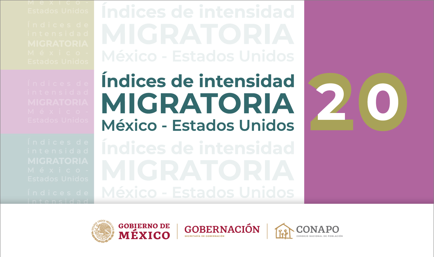Índices de intensidad migratoria México-Estados Unidos 2020
