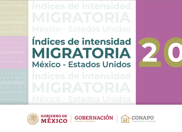 Índices de intensidad migratoria México-Estados Unidos 2020