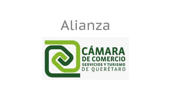 alianza con: CÁMARA NACIONAL DE COMERCIO, SERVICIOS  Y TURISMO DE QUERÉTARO, AC.