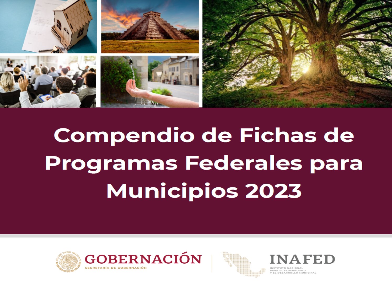 Compendio de Fichas de Programas Federales para Municipios 2023.