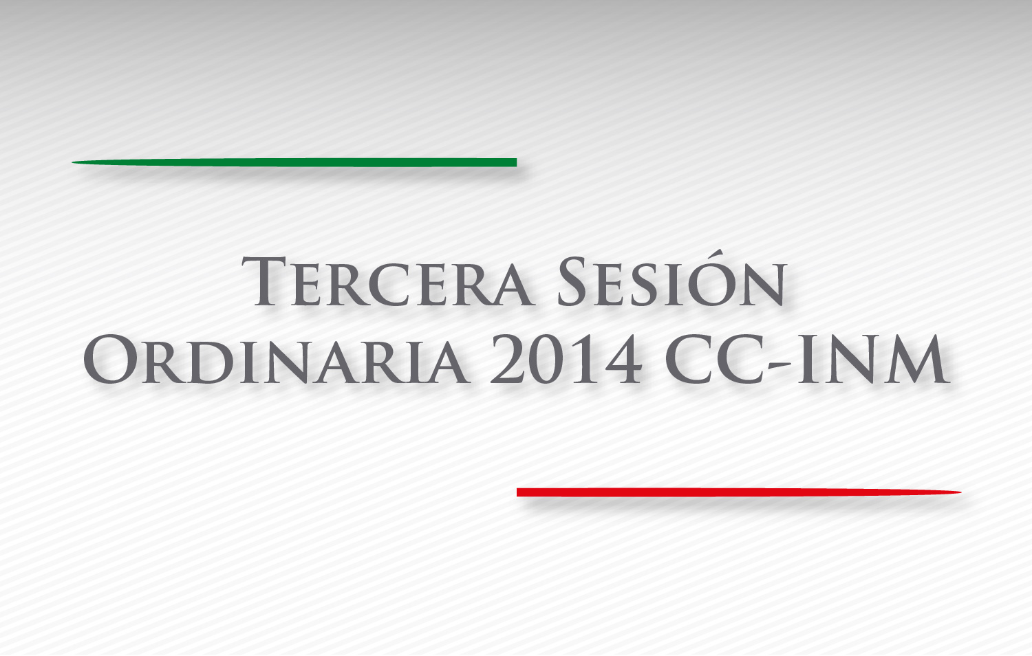 Tercera Sesión Ordinaria 2014