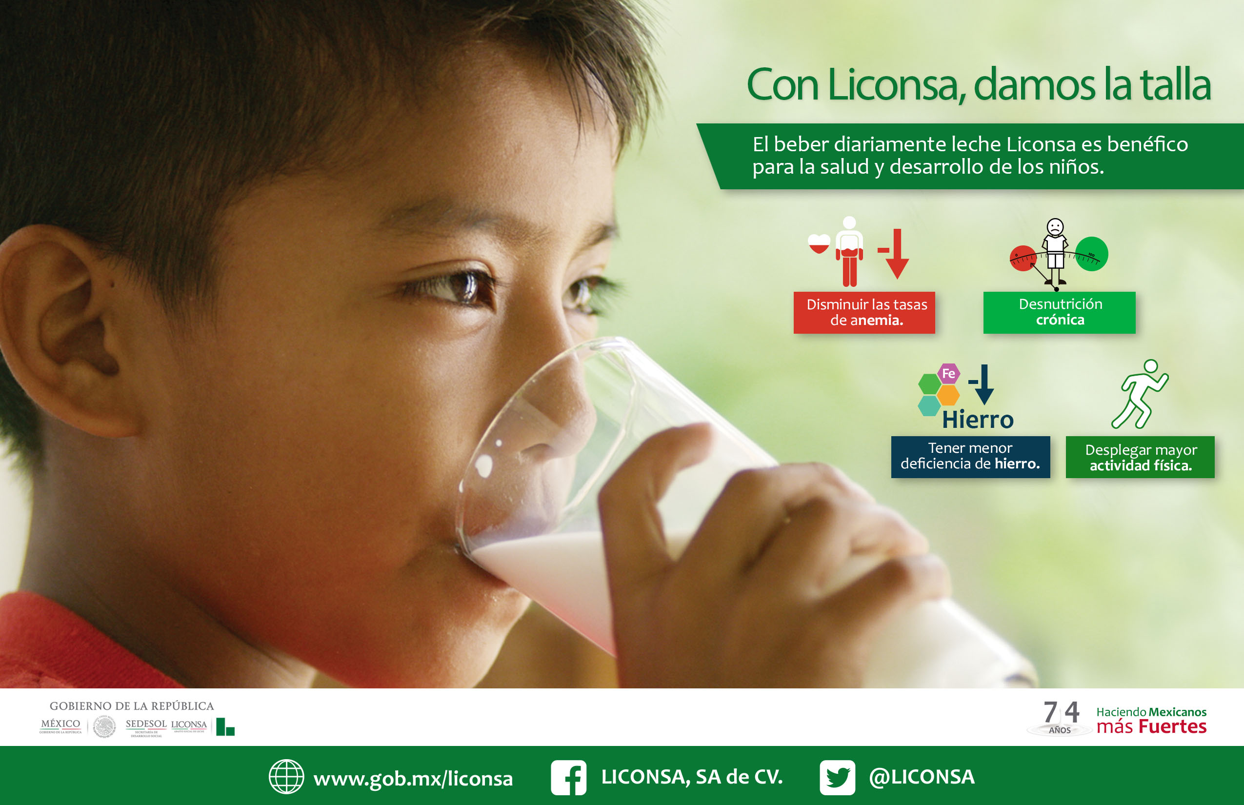 Aporte Nutricional de Leche Liconsa LICONSA de C.V. Gobierno | gob.mx