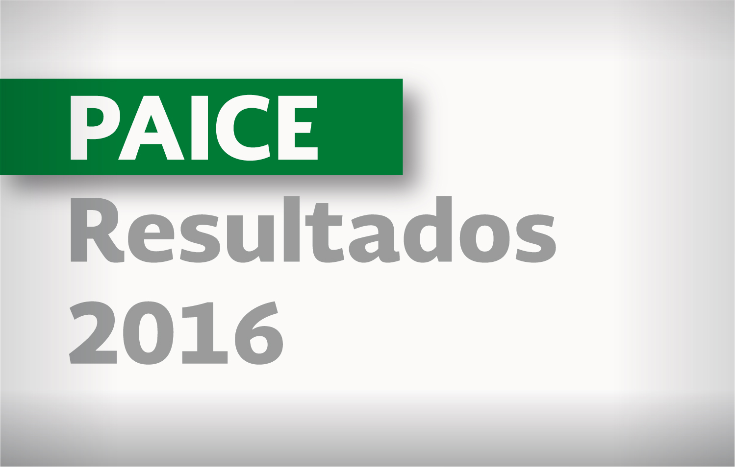 PAICE Resultados 2016