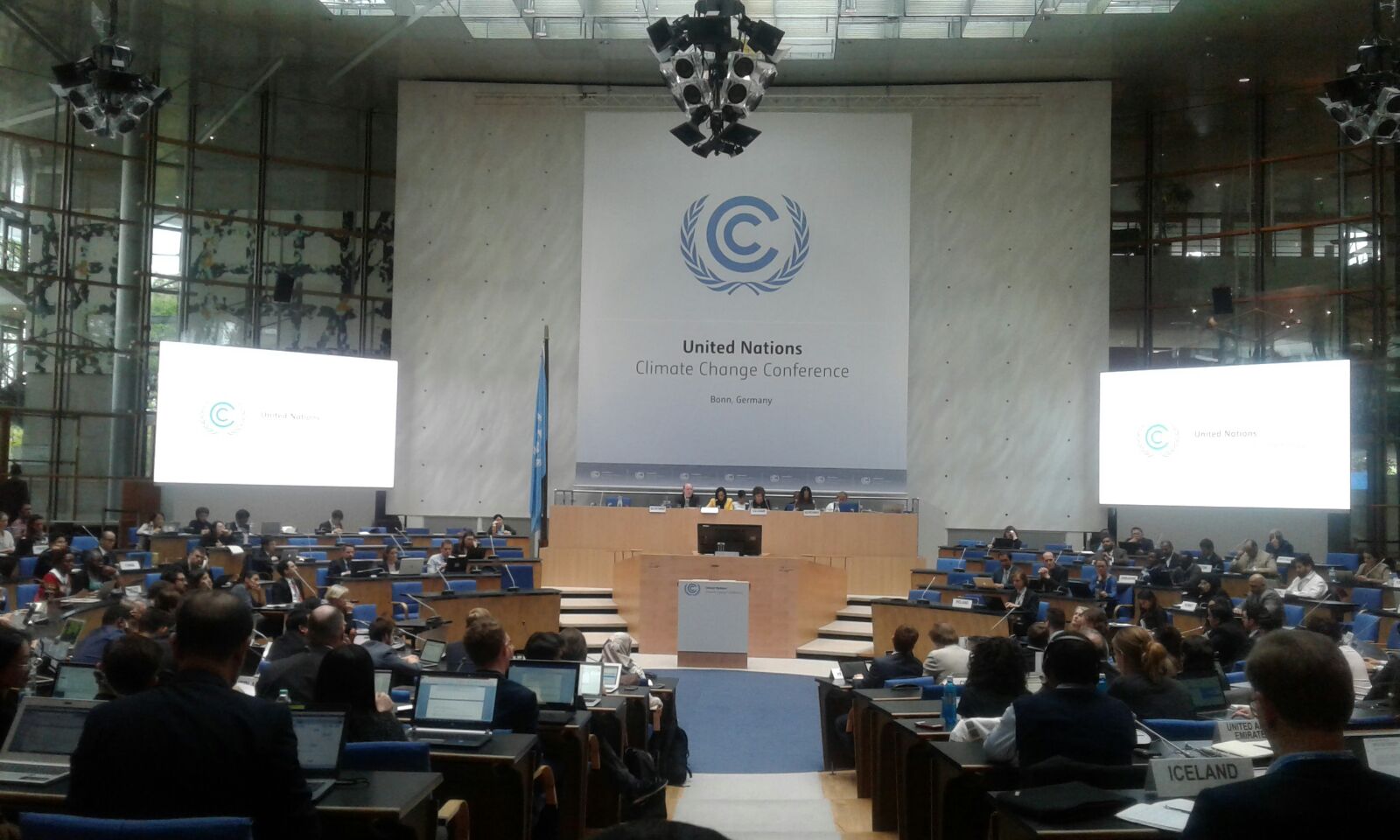 Conferencia de Naciones Unidas de Cambio Climático en Bonn, Alemania