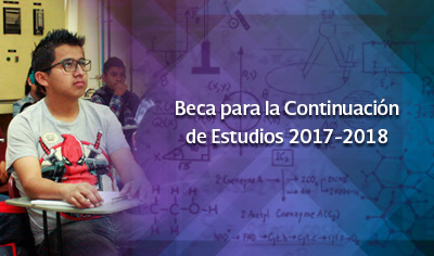 Beca para la Continuación de Estudios 2017-2018