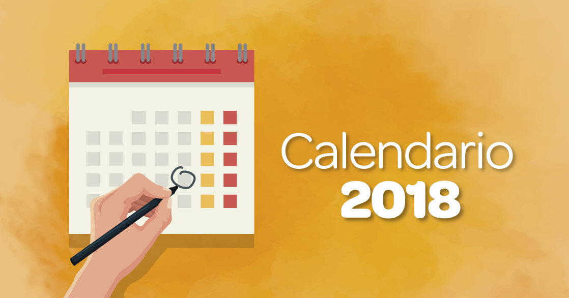 Calendario 2018 del CENACE