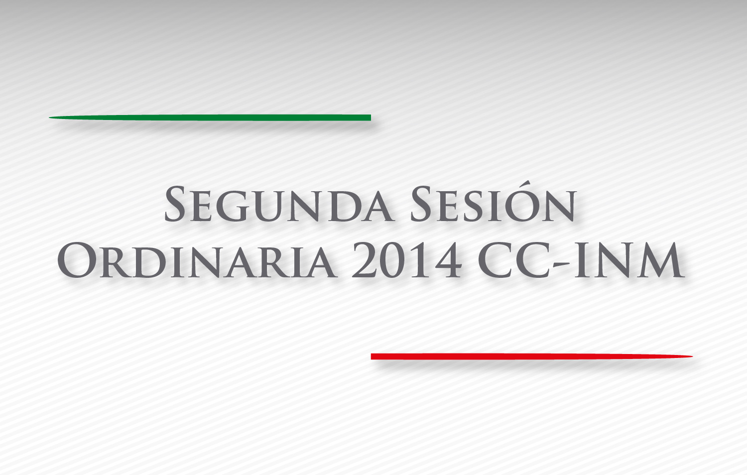 Segunda Sesión Ordinaria 2014