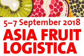 5 al 7  de septiembre de 2018 Asia Fruit Logistica