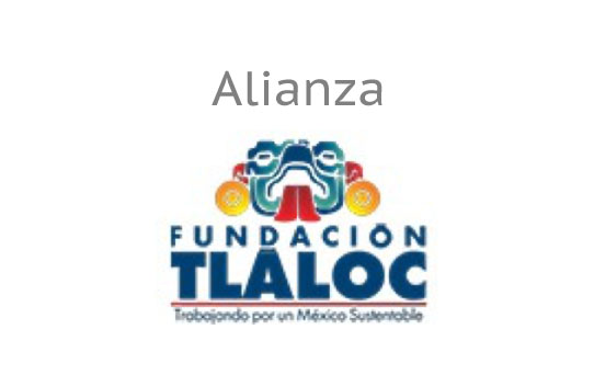 imagen del Logo de la fundación Tlaloc-trabajando por un  México Sustentable 