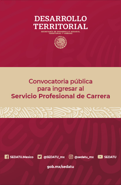 Imagen identificadora de convocatoria de convocatorias para el ingreso al Servicio Profesional de Carrera.