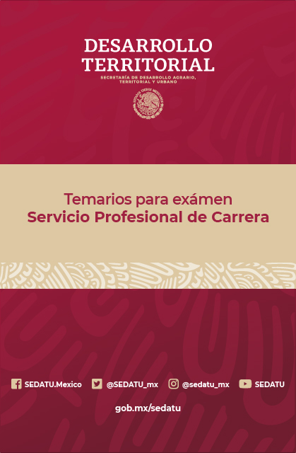 Imagen para identificar temarios para los exámenes del Servicio Profesional de Carrera