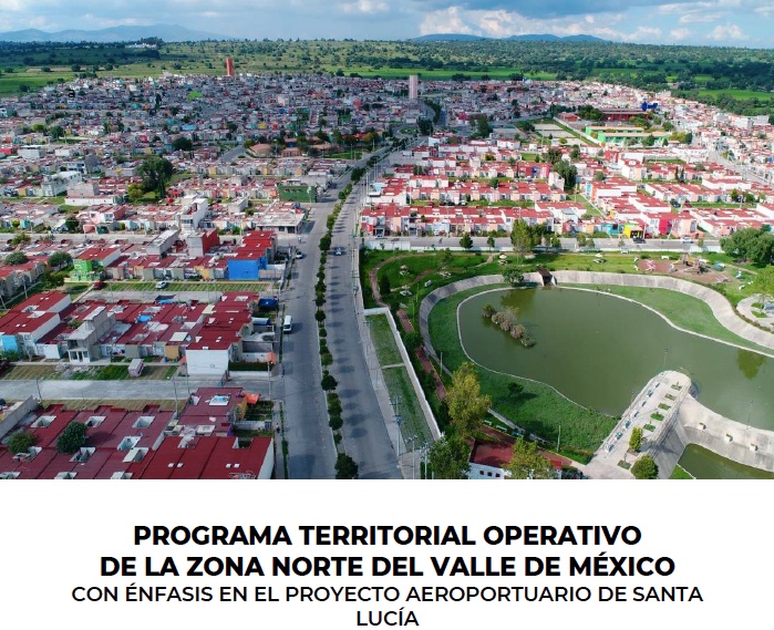 A la vista la portada del Programa Territorial Operativo de la Zona Norte del Valle de México.