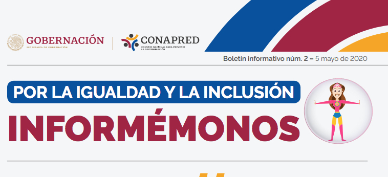 Banner Boletín Informativo "Por la Igualdad y la Inclusión"