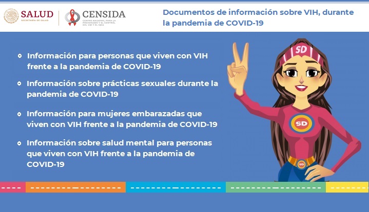 Documentos de información sobre VIH durante la pandemia de COVID-19