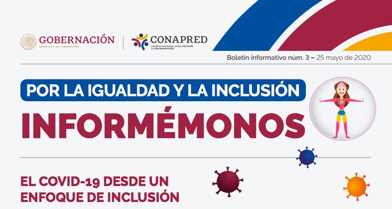 Banner Boletín Informativo núm. 3 "Por la Igualdad y la inclusión, informémonos"