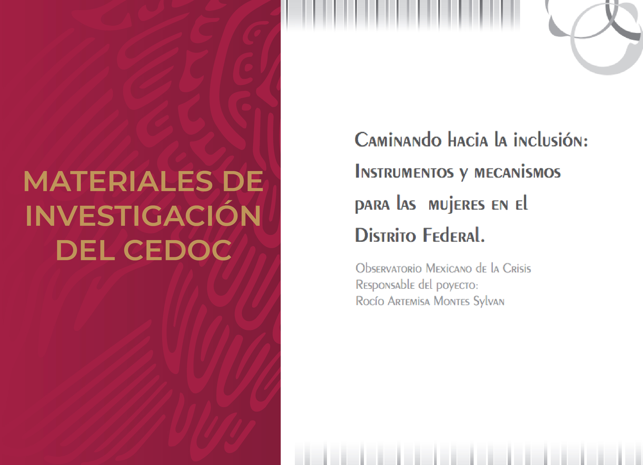 Consulta y descarga las novedades editoriales que tiene el Centro de Documentación (CEDOC) del Indesol Autor