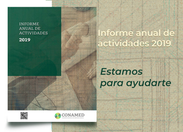 Informe anual de actividades de la CONAMED 2019