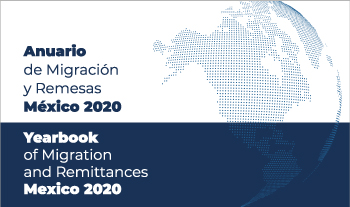 Portada del Anuario de Migración y Remesas México 2020