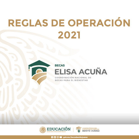Reglas de Operación 2021 del Programa de Becas Elisa Acuña