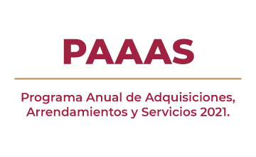 Programa Anual de Adquisiciones, Arrendamientos y Servicios de Prevención y Readaptación Social 2021