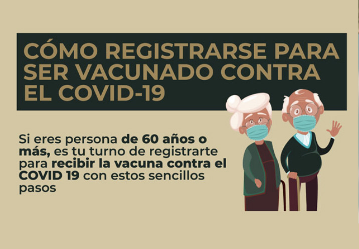 Registro para ser vacunado de COVID19