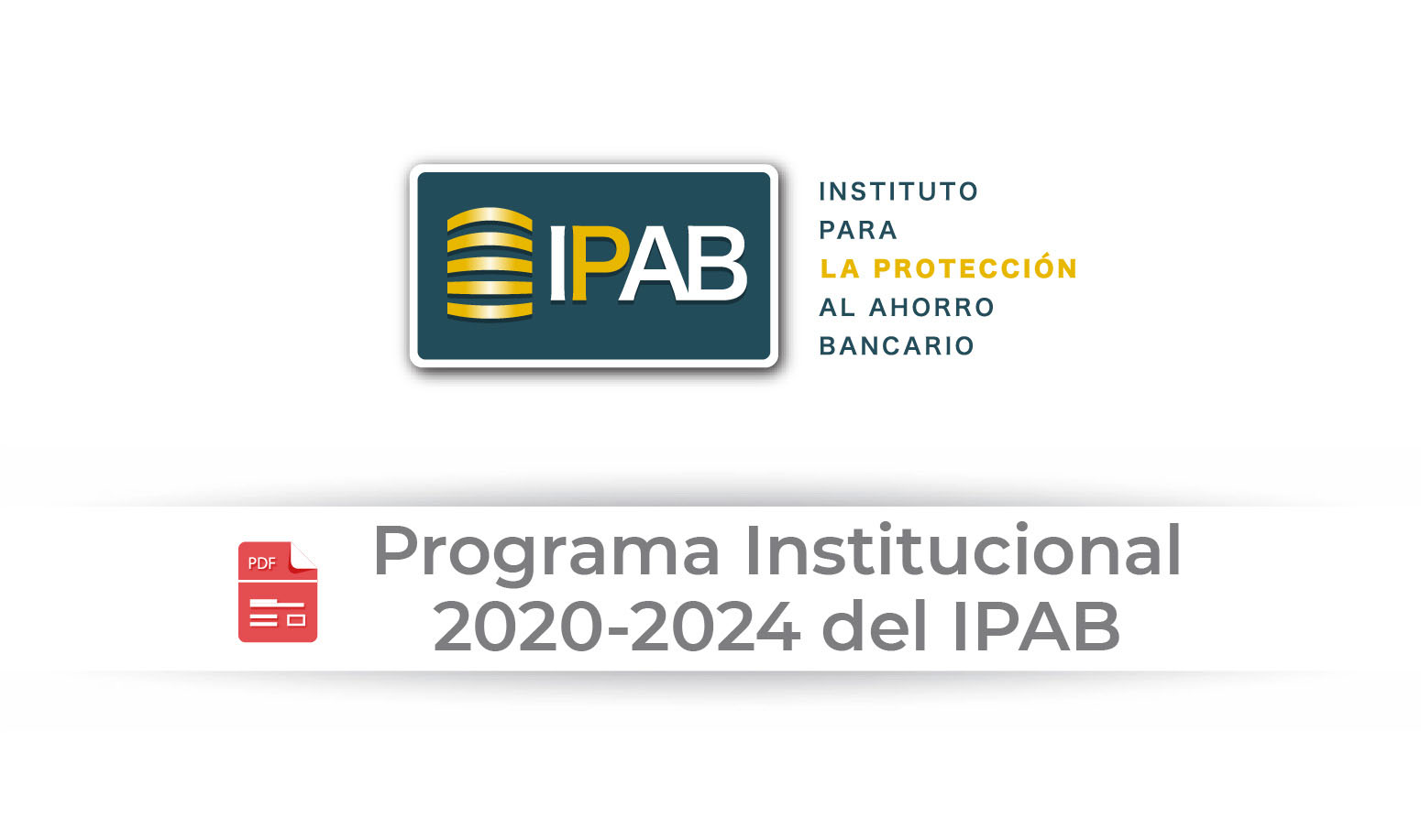 Programa Institucional 2020-2024 del IPAB.