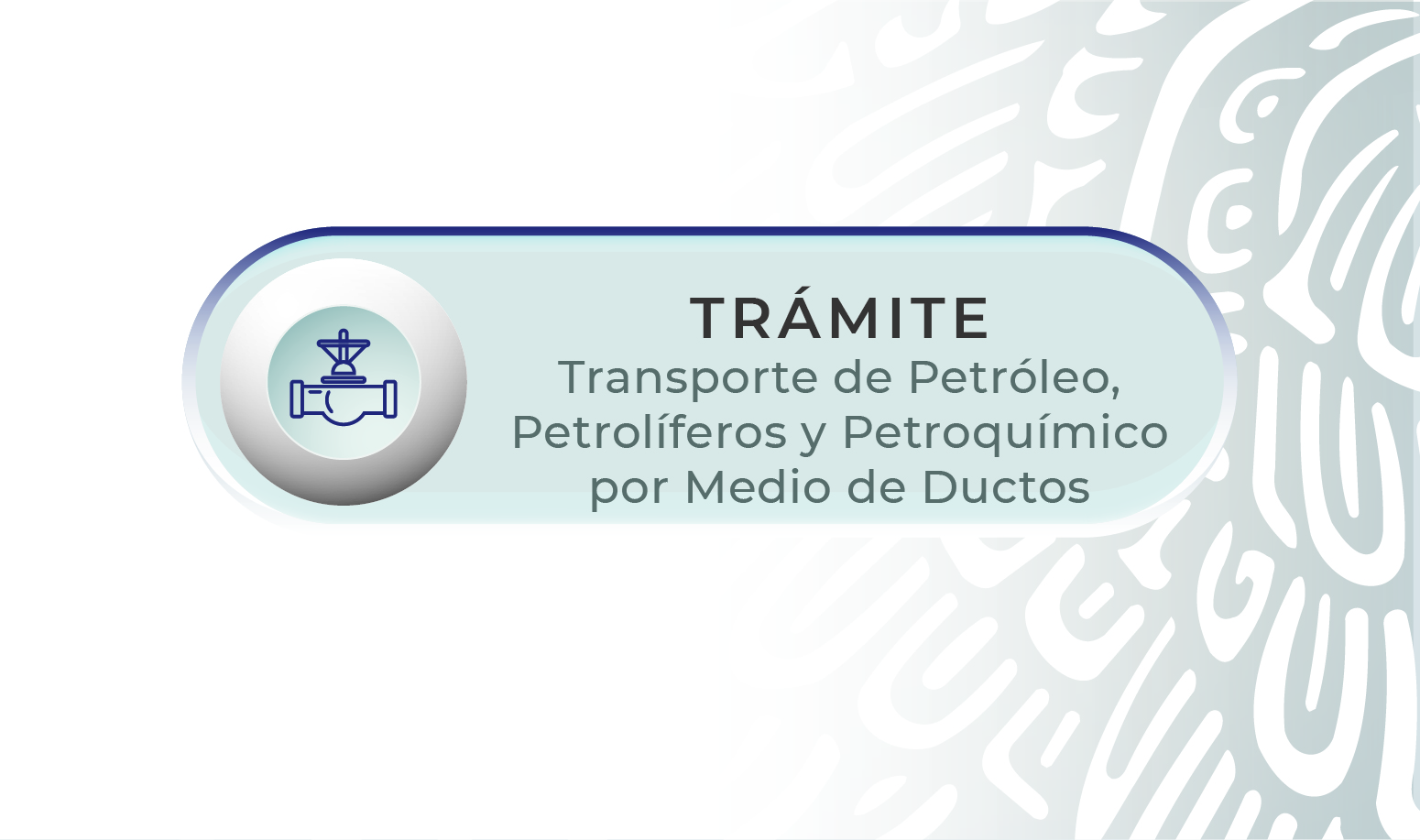 imagen ilustrativa con el texto trámite Transporte de Petróleo, Petrolíferos y Petroquímicos por medio de Ductos