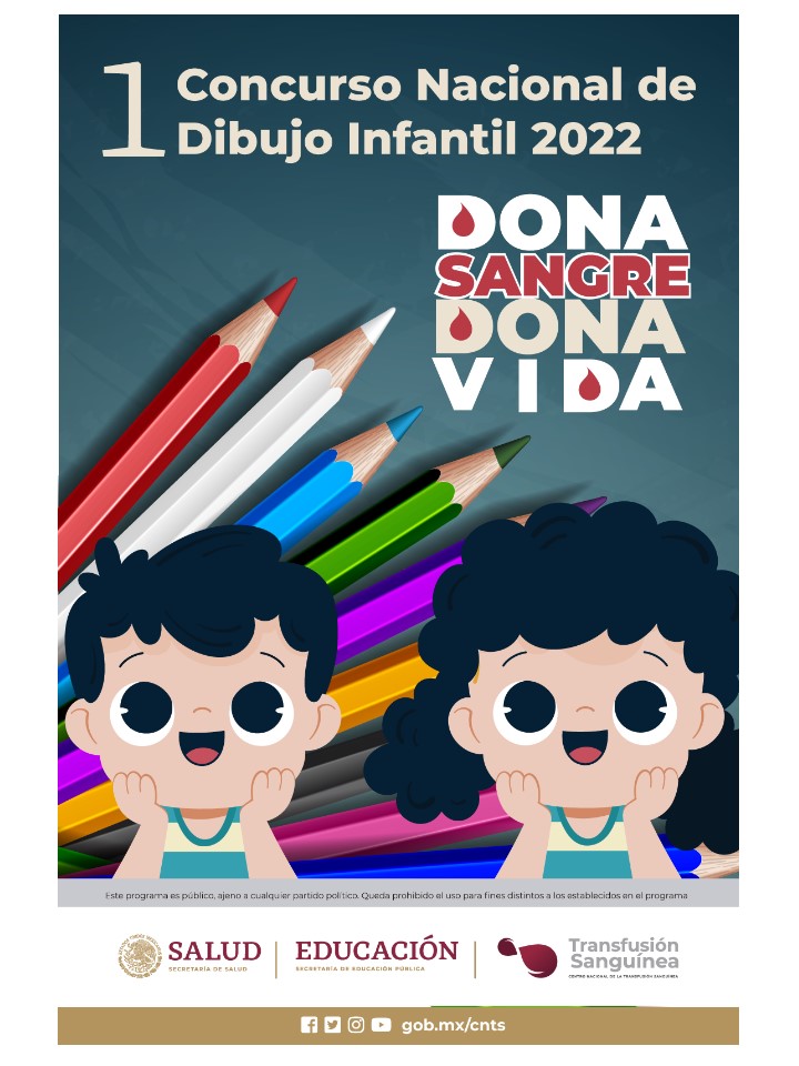 Primer Concurso Nacional de Dibujo Dona Sangre. Dona Vida