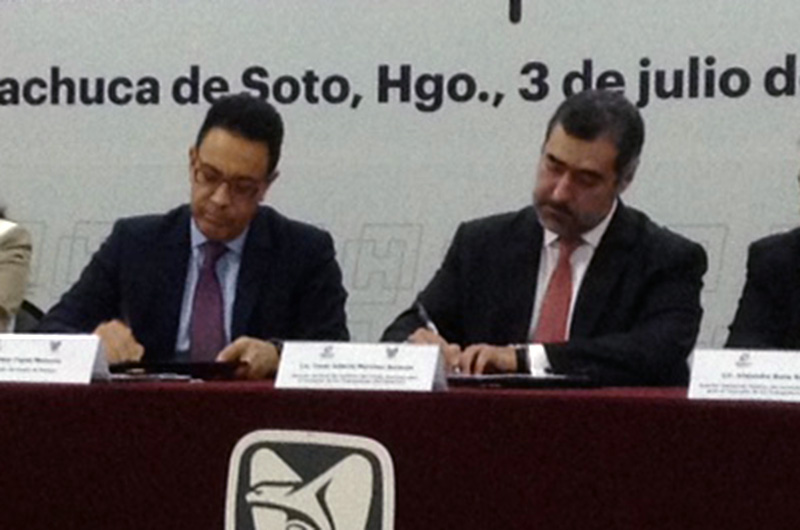Firman Gobierno del Estado de Hidalgo y el Instituto FONACOT convenio