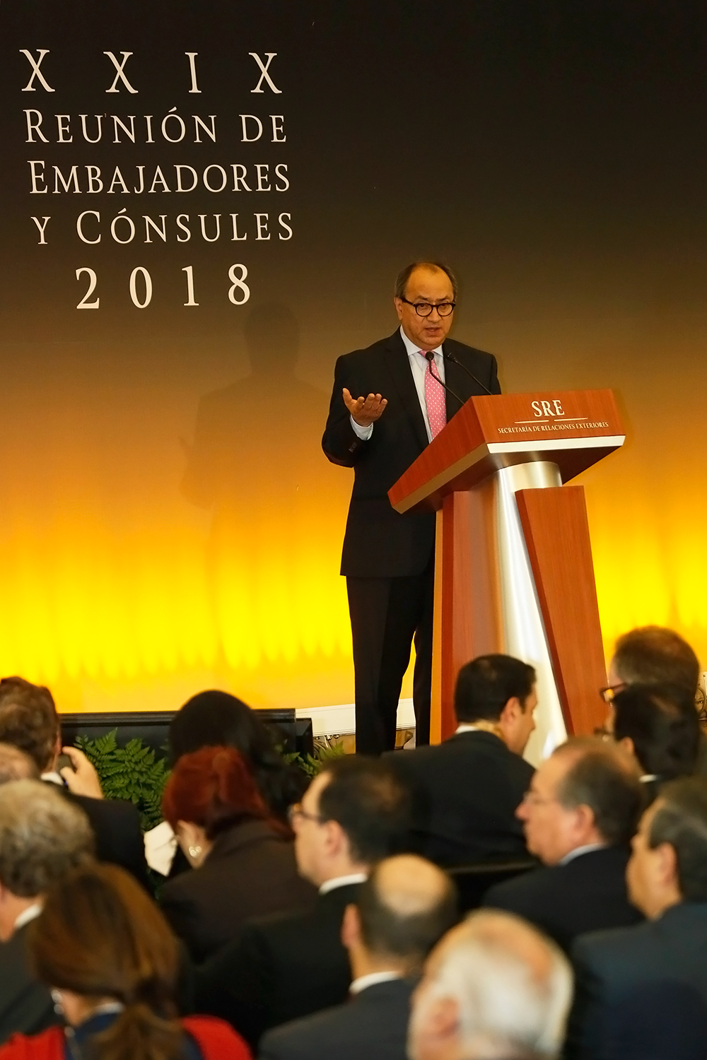 El secretario Otto Granados Roldán en el marco de la XXIX Reunión de Embajadores y Cónsules