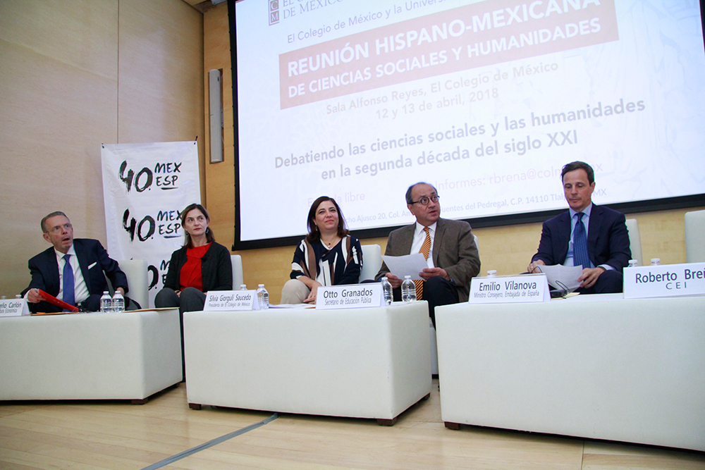 Reunión Hispano – Mexicana de Ciencias Sociales y Humanidades, en El Colegio de México