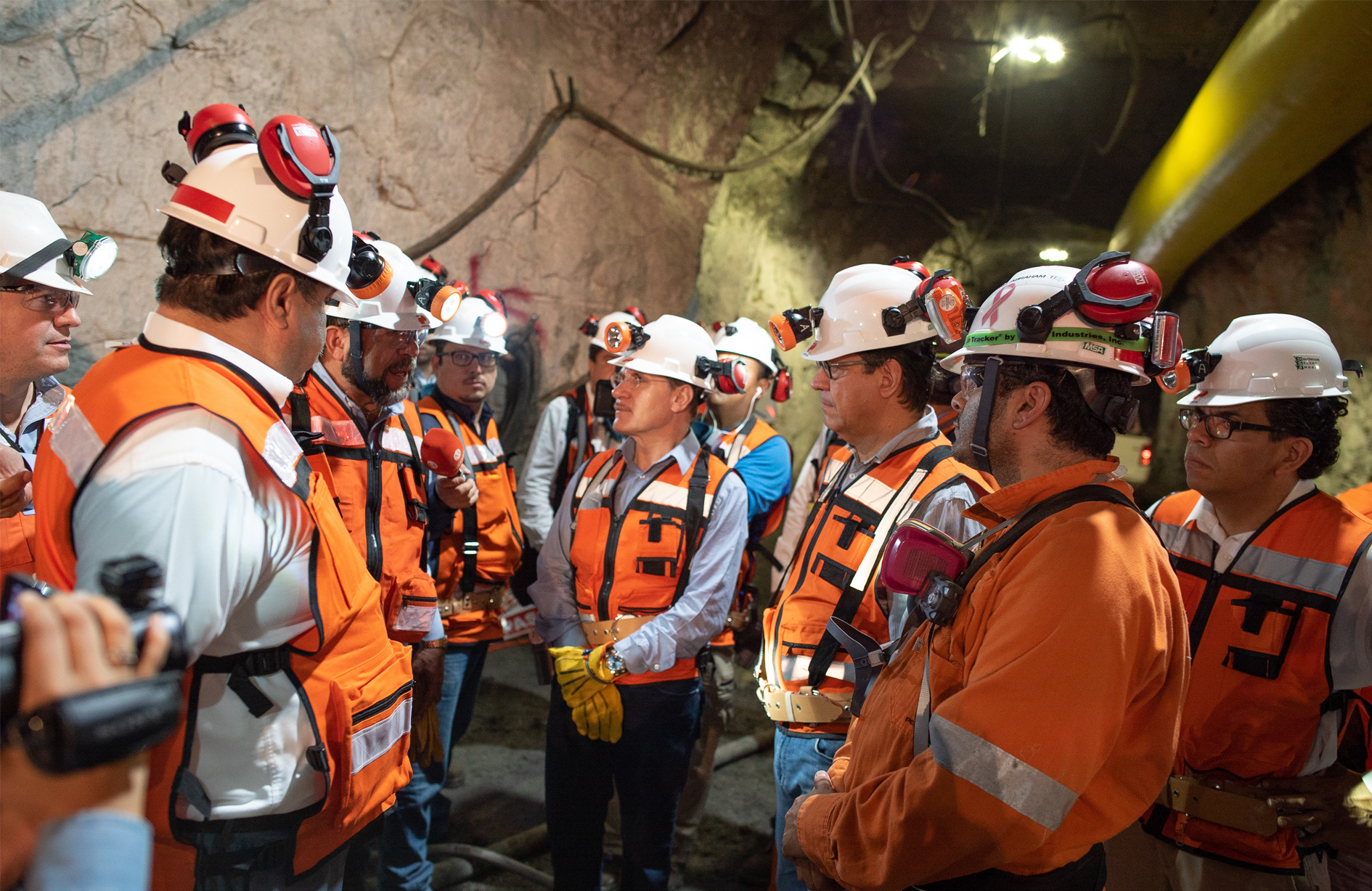 Recorrido mina Velardeña-Peñones en el Día Mundial de la Seguridad y Salud en el Trabajo 2018