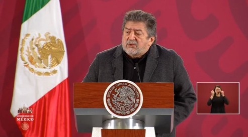 Rogelio Jiménez Pons en Palacio Nacional