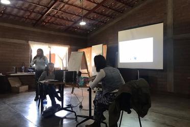 La Delegación Regional Centro y Sur en el INCA Rural, se encuentra realizando el taller: "Impartición de cursos de formación del capital humano de manera presencial grupal alineado al EC0217.01" dirigido a técnicos de campo en Aporo Michoacán.