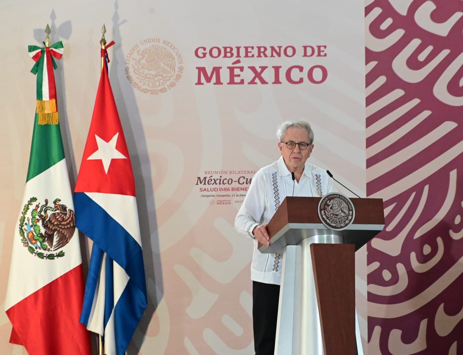 Fotografía Reunión Bilateral México-Cuba
