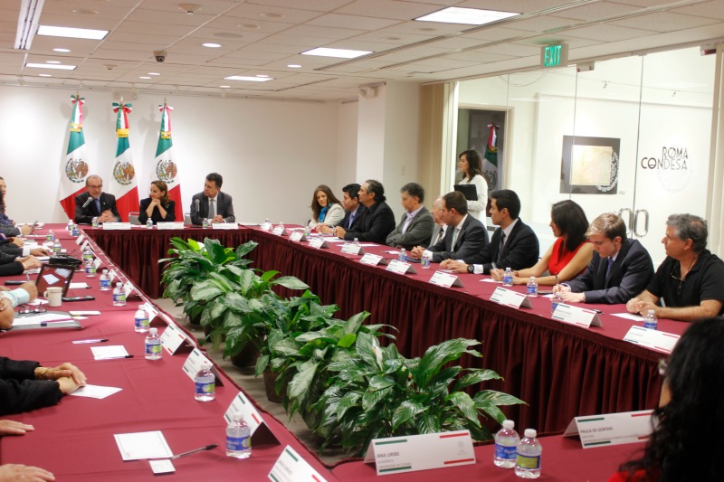 Reunión con miembros de la Iniciativa México Innova