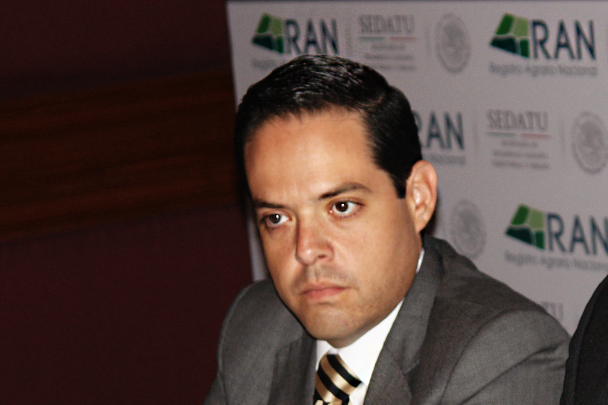 Al presentar el programa “Cero Rezago”, a través del Registro Agrario Nacional (RAN), encabezado por Manuel Ignacio Acosta Gutiérrez.