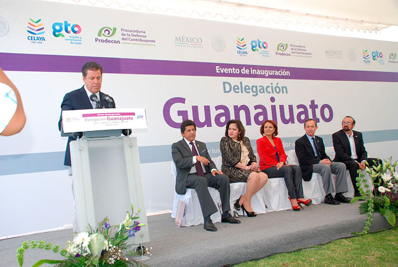 El Gobernador de Guanajuato, Miguel Márquez Márquez, dijo que la creación de la Delegación de la Procuraduría de la Defensa del Contribuyente (Prodecon) en Guanajuato representa un gran reto en el tema de la justicia fiscal.