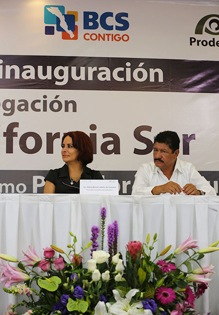 El Secretario General de Gobierno de Baja California Sur, Armando Martínez Vega, coincidió con la Procuradora Diana Bernal sobre la importancia que tiene para la sociedad el respeto irrestricto a los derechos fundamentales de los contribuyentes.