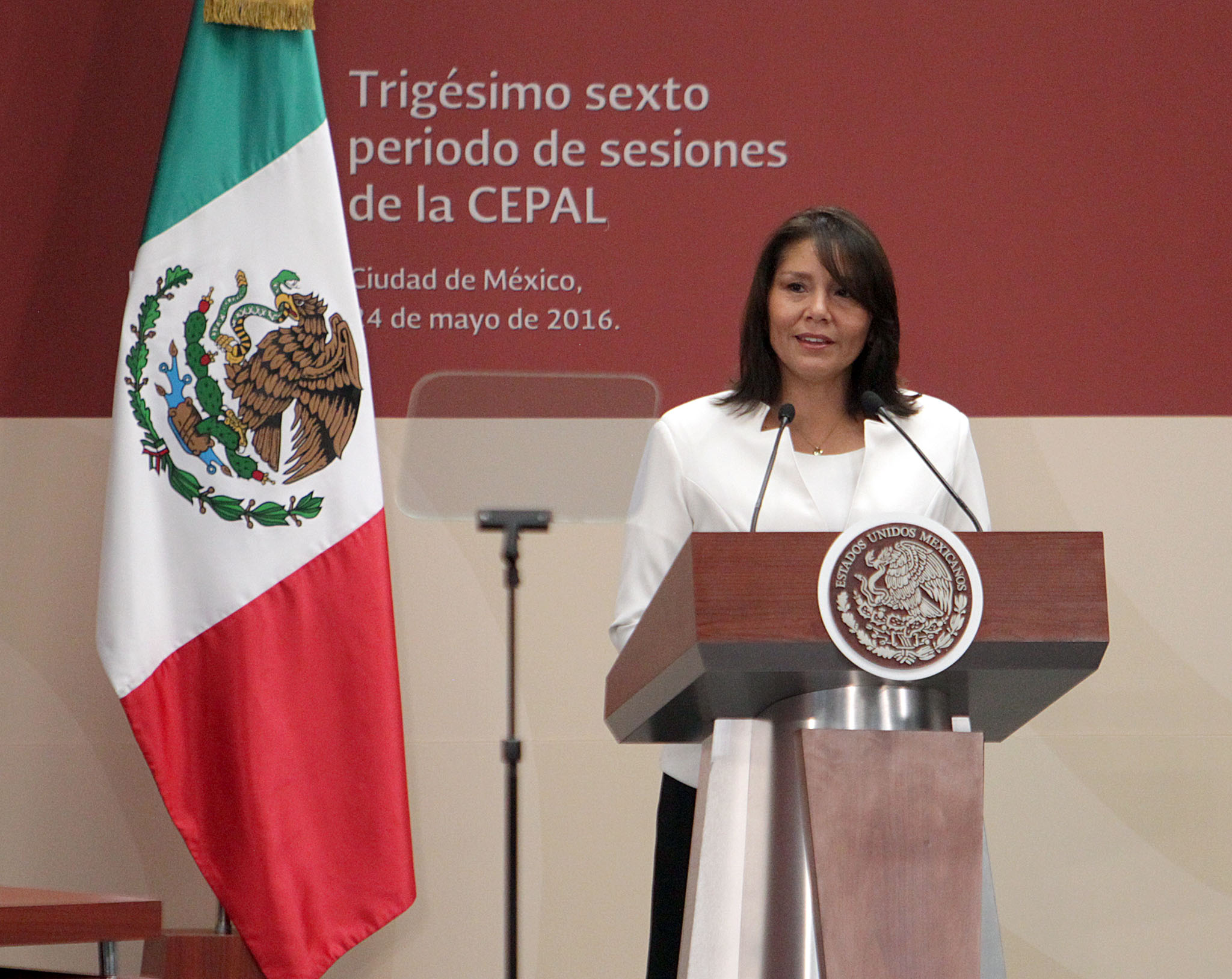 Paola Bustamante, Ministra de Desarrollo e Inclusión Social de Perú. 