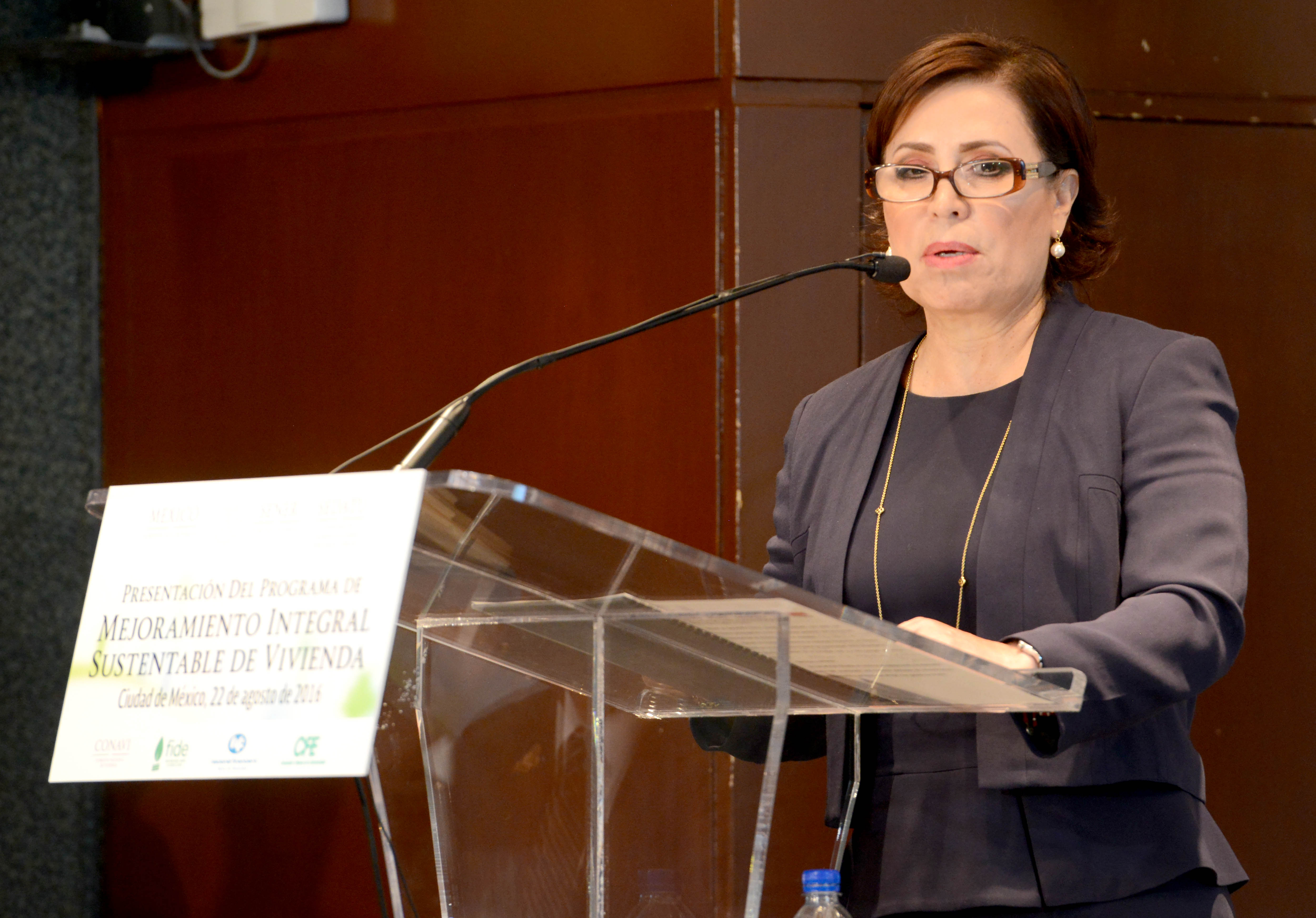 La Secretaria de SEDATU, Rosario Robles Berlanga, destacó el trabajo conjunto e institucional entre las Secretarías de Hacienda, Energía y de la SEDATU, para concretar acciones en beneficio de las y los mexicanos. 