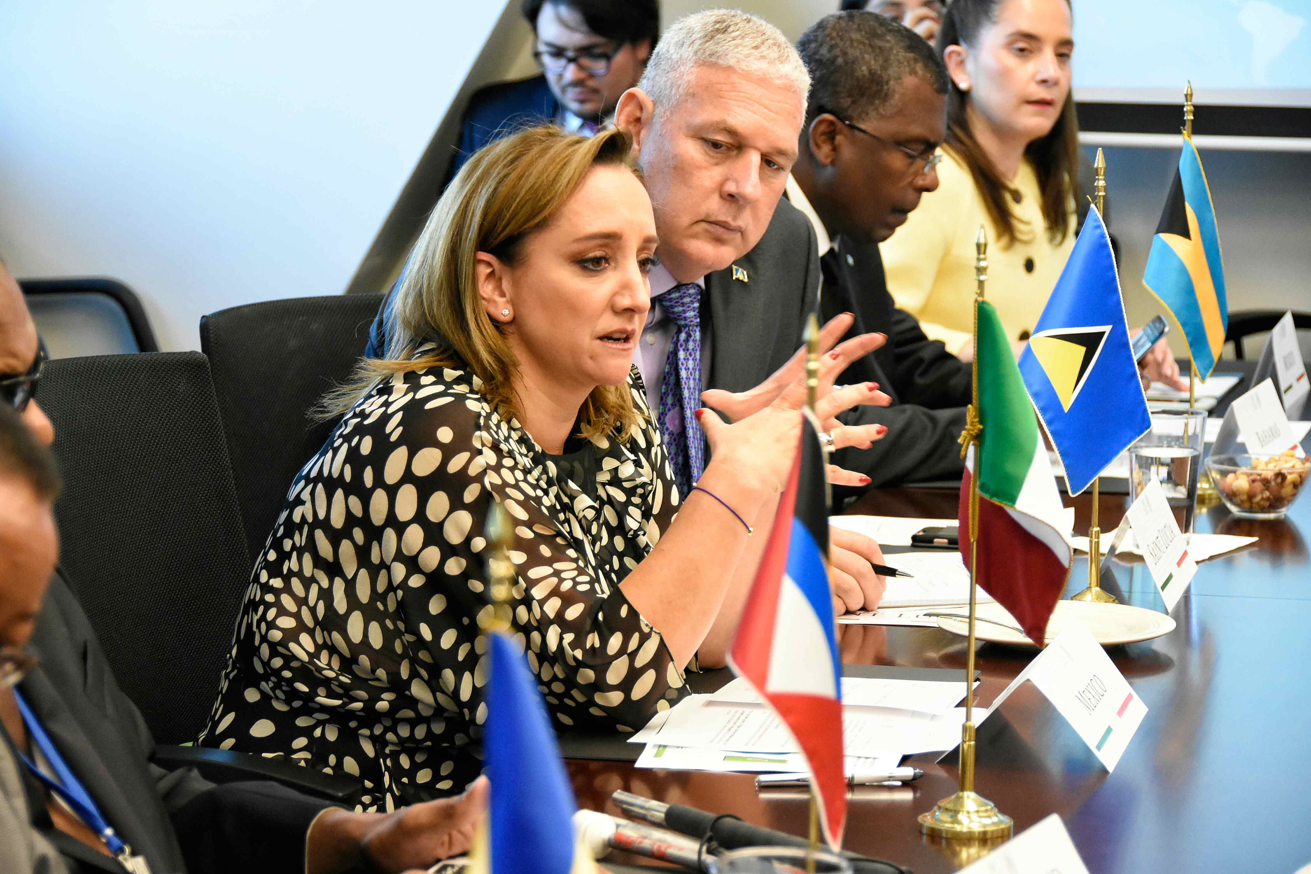 La Secretaria Ruiz Massieu destaca la estrecha cooperación de México con del Caribe Anglófono.