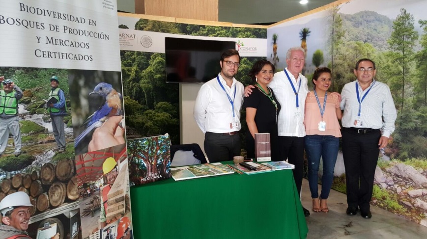 La Comisión Nacional Forestal (CONAFOR) participa en el Pabellón de la Biodiversidad que se desarrolla en la COP13. 