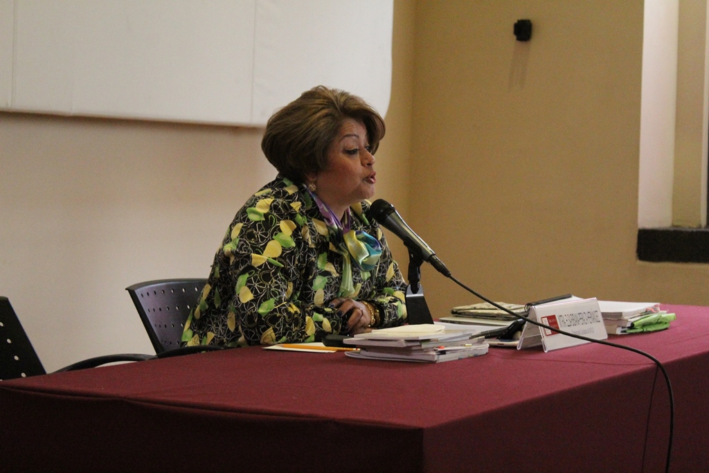 Comisionada ciudadana del Info DF, Elsa Bibiana Peralta Hernández.