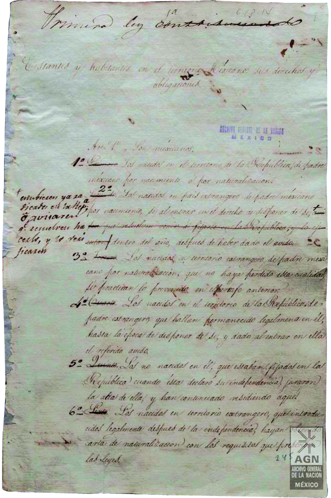 RumboAlCentenario La República centralista, las Constituciones de 1836 y  1843 | Archivo General de la Nación | Gobierno 