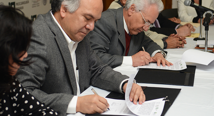 Titulares del RAN y PA, firman convenio de colaboración