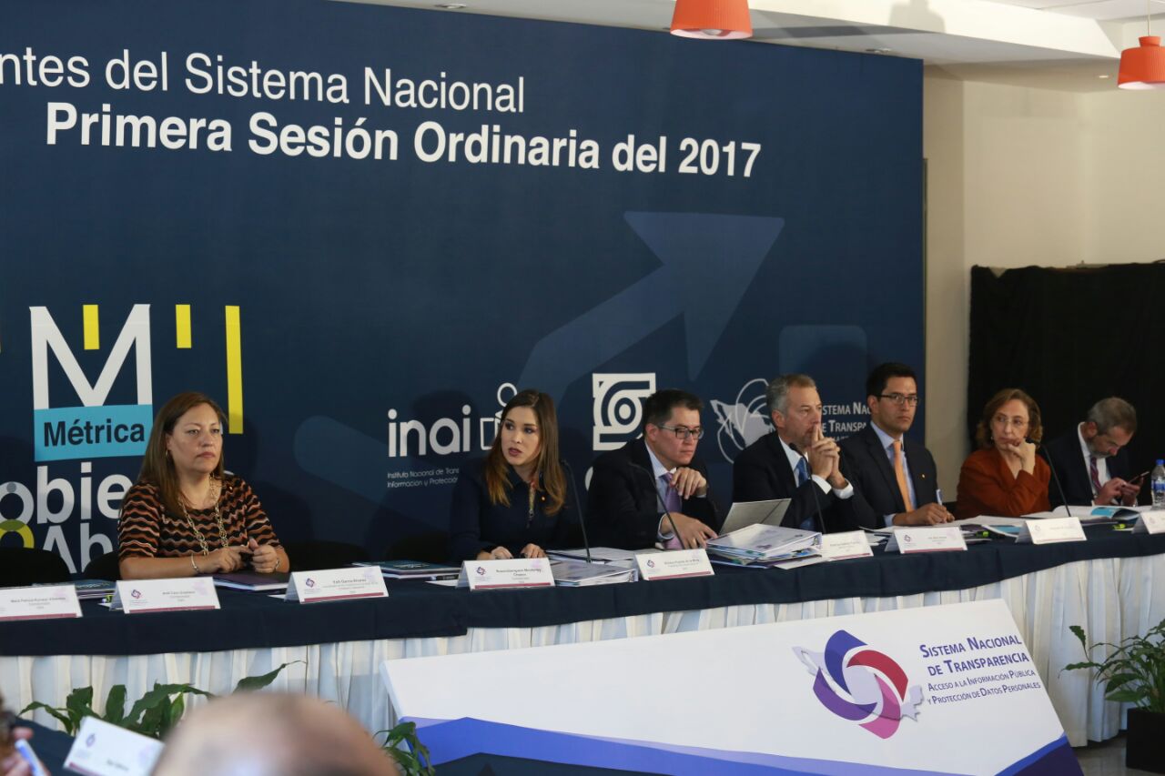 1ra Reunión de Trabajo de los Integrantes del Sistema Nacional de Transparencia 2017.